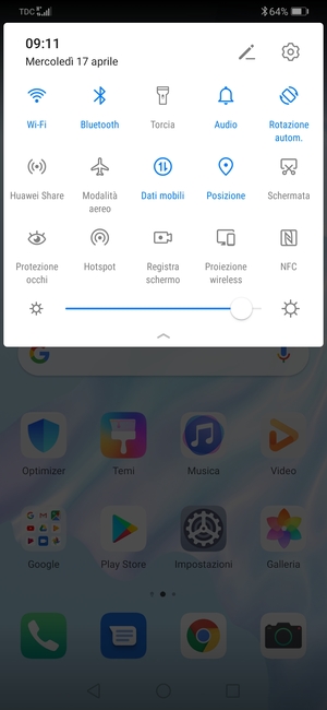 Disattiva Wi-Fi e Bluetooth