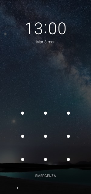 Il tuo telefono è ora protetto dal blocco schermo