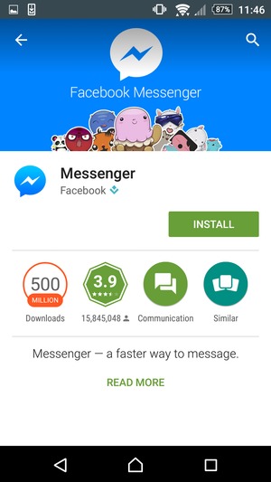 Select INSTALL