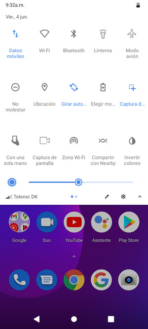 Seleccione Elegir modo de Ahorro de batería