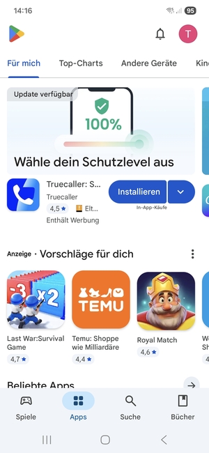 Wählen Sie Suche