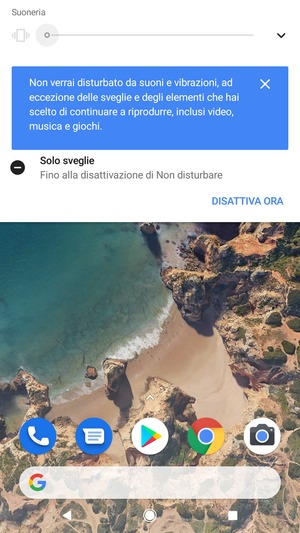 Premi una volta per la modalità silenziosa