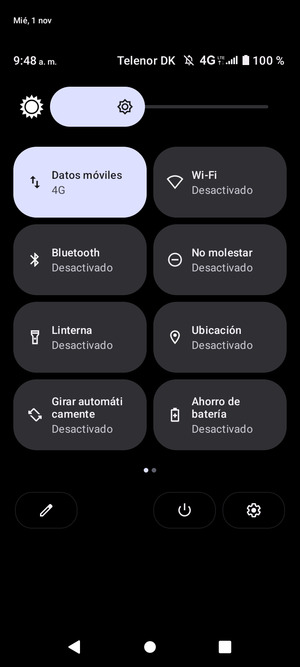 Seleccione Ahorro de batería