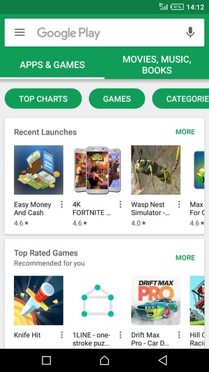Select the Search bar