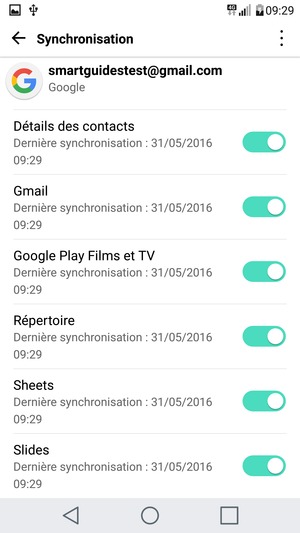 Assurez-vous que Répertoire est sélectionné