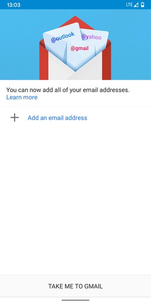 Select Add an email address