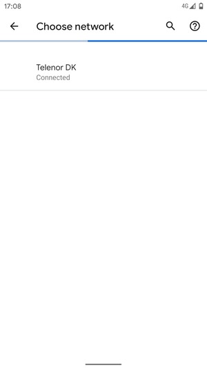 Wait for the search to finish