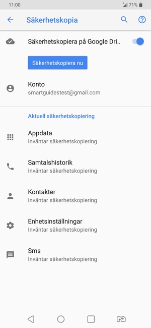 Välj Konto