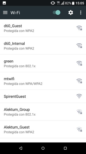 Seleccione la red inalámbrica a la que desea conectarse