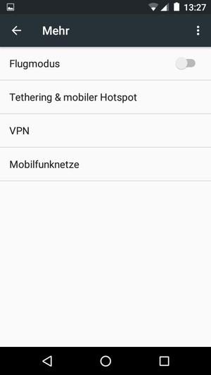 Wählen Sie Mobilfunknetze