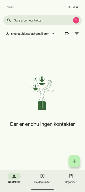 Vælg Organiser