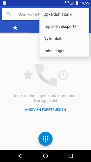 Vælg Indstillinger