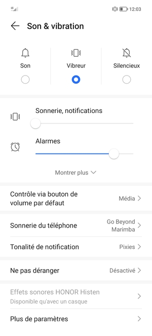 Sélectionnez votre option préférée