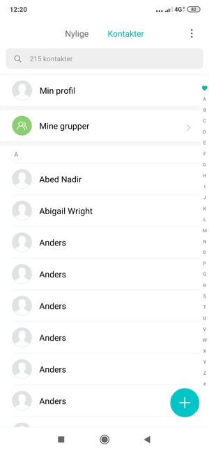 Vælg Menu-knappen