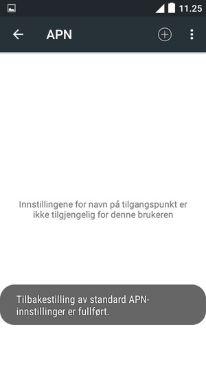 Velg Ny APN