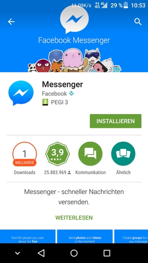 Wählen Sie INSTALLIEREN