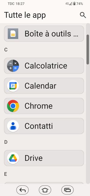 Seleziona Contatti