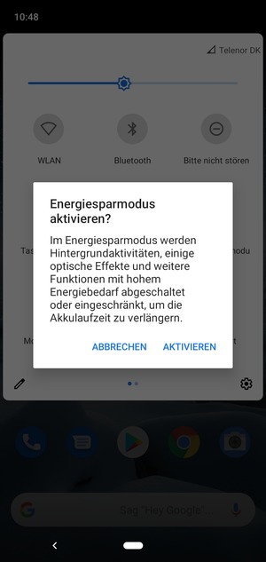 Wählen Sie AKTIVIEREN