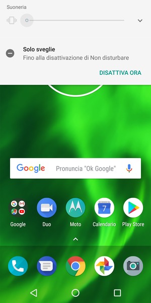 Premi una volta per la modalità silenziosa