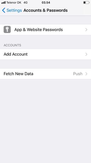 Select Add Account