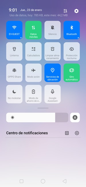Desactive Wi-Fi y Bluetooth