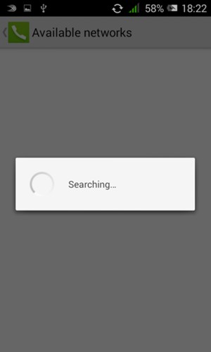 Wait for the search to finish