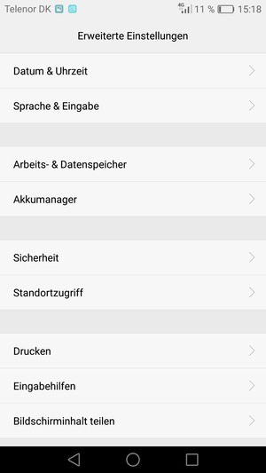 Wählen Sie Sicherheit