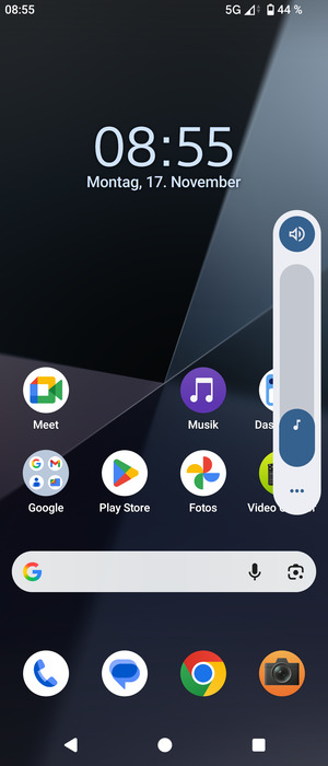 Um das Audioprofil zu ändern, wählen Sie Ton