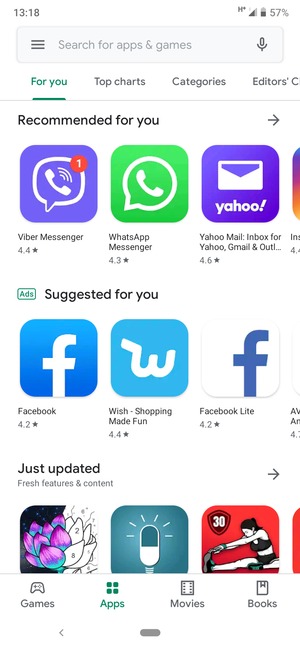 Select the Search bar
