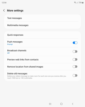 Select Text messages