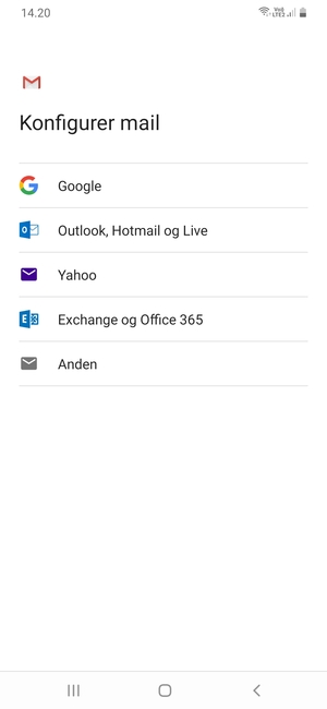 Vælg Google