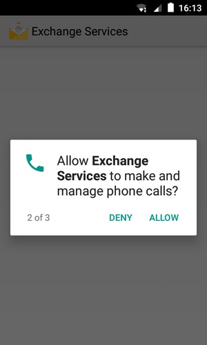 Select ALLOW
