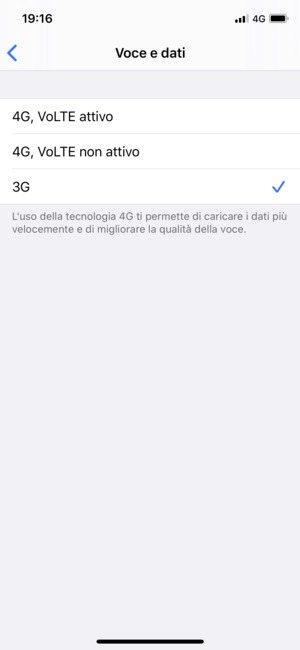 Seleziona 3G