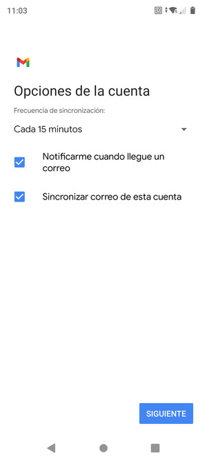 Seleccione SIGUIENTE