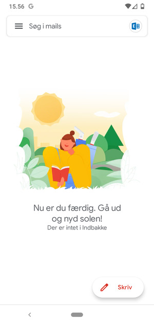 Din konto er klar til brug