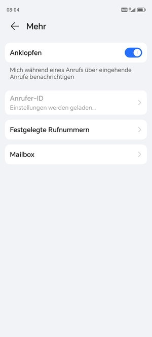 Wählen Sie Mailbox