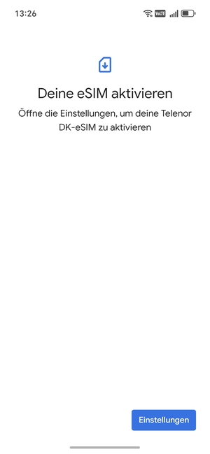 Wählen Sie Einstellungen