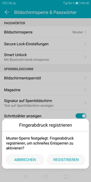 Wählen Sie ABBRECHEN