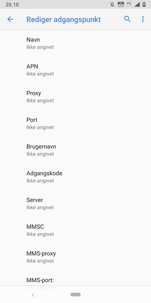 Indtast MMS-oplysninger