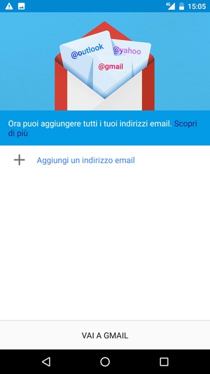Seleziona Aggiungi un indirizzo email