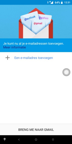 Selecteer Een e-mailadres toevoegen