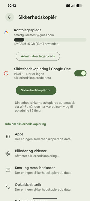 Vælg Kontolagerplads