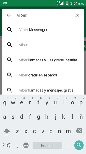 Introduzca el nombre de la aplicación y seleccione Buscar