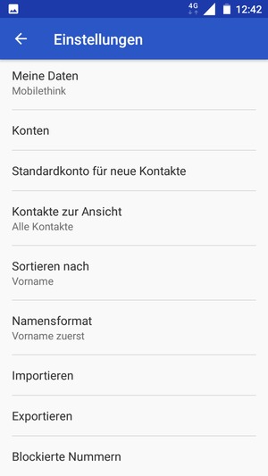 Wählen Sie Importieren