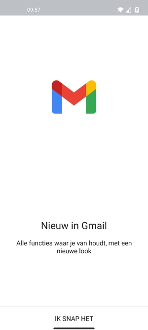 Selecteer IK SNAP HET