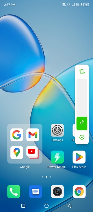 Select Vibrate to change to silent mode