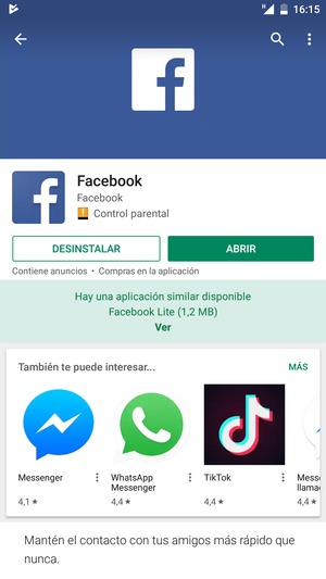 Seleccione ABRIR