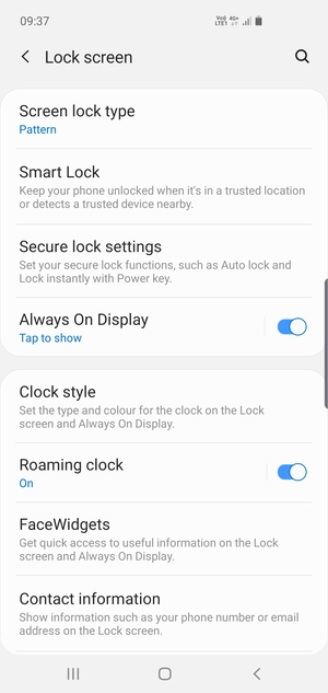 Your phone is now secure with a screen lock