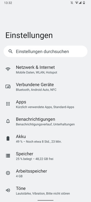Wählen Sie Netzwerk & Internet