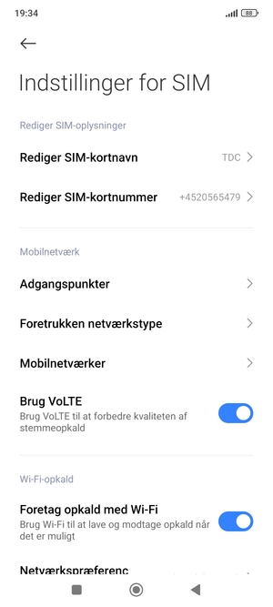 Vælg Mobilnetværker